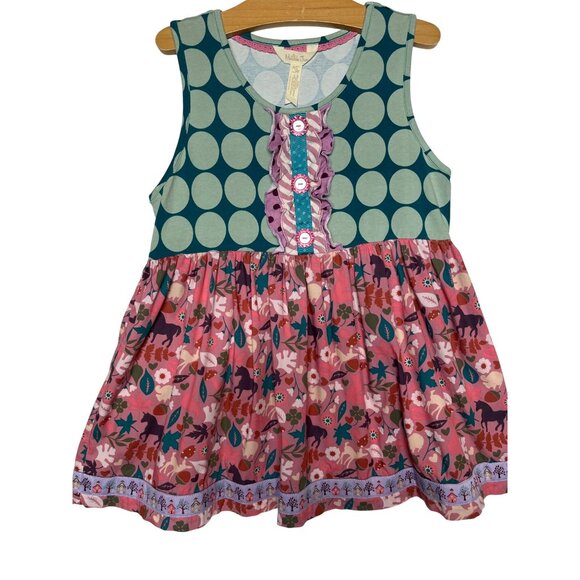 SIZE 12 Matilda Jane Always Be a Unicorn Sara Top Autumn Fall Leaves Dress - Picture 2 of 8